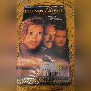 * New sealed Legends of the Fall vhs with poster Brad Pitt